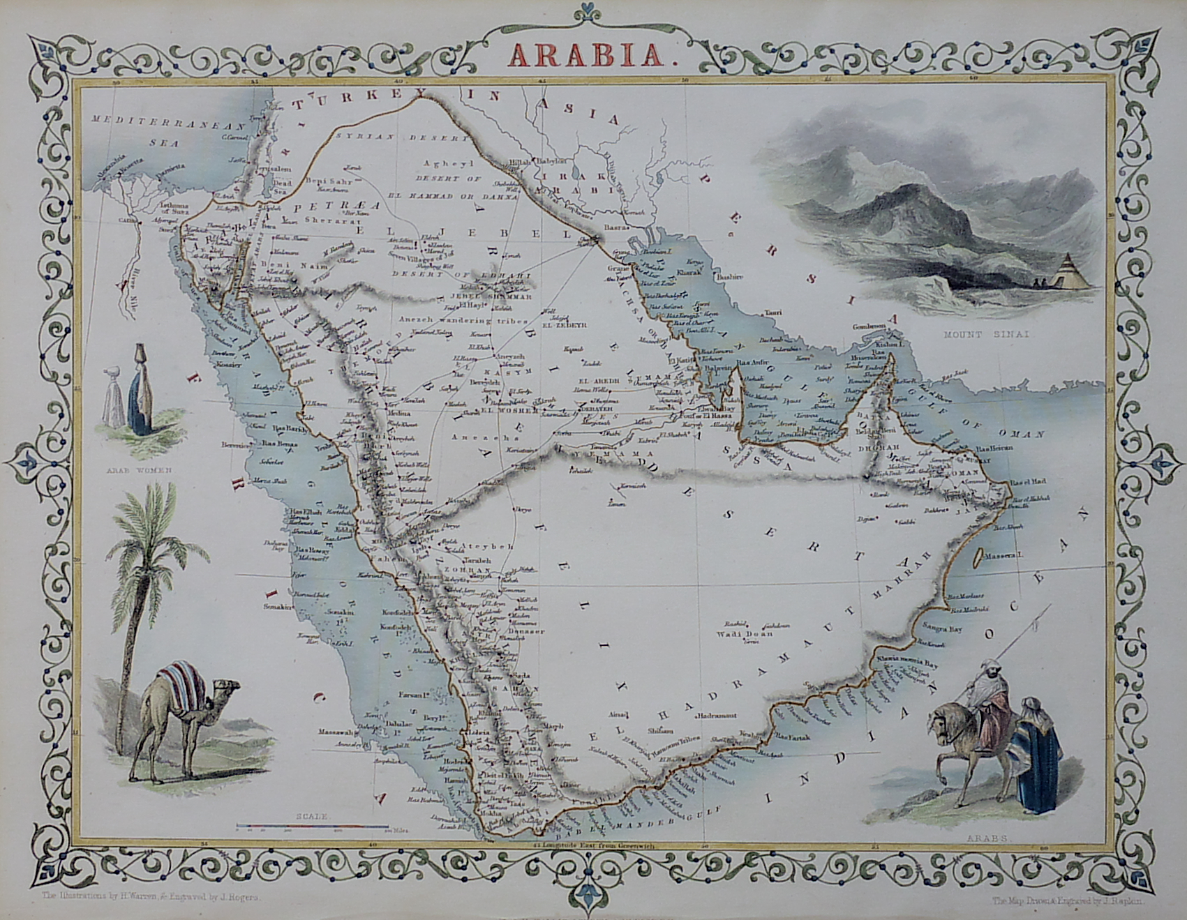 ARABIA || Michael Jennings Antique Maps and Prints