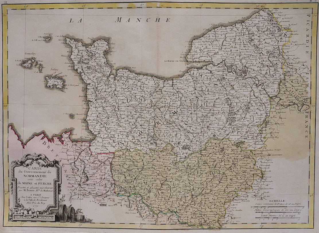 NORMANDY || Michael Jennings Antique Maps and Prints