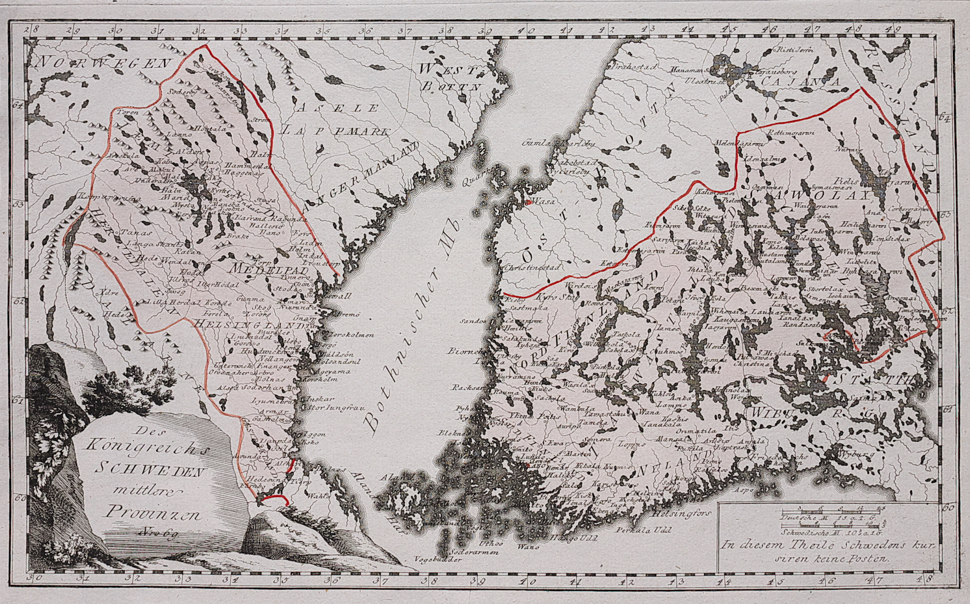 REILLY'S MAP OF FINLAND , PART OF SWEDEN || Michael Jennings Antique ...