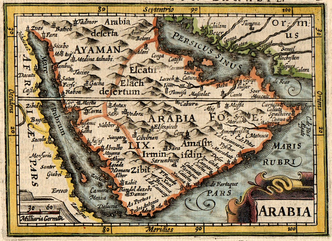 Old Map Of Saudi Arabia - vrogue.co